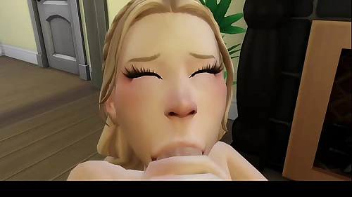 Two Hot Asian Babes Get It On With Their Master  sims 4 - 3D animation