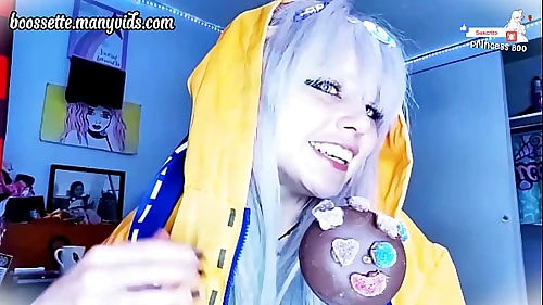 Create your own clown lollipop, original edition #food #foodporn #foodreview #review #blonde #teen #cute #ahegao #otaku